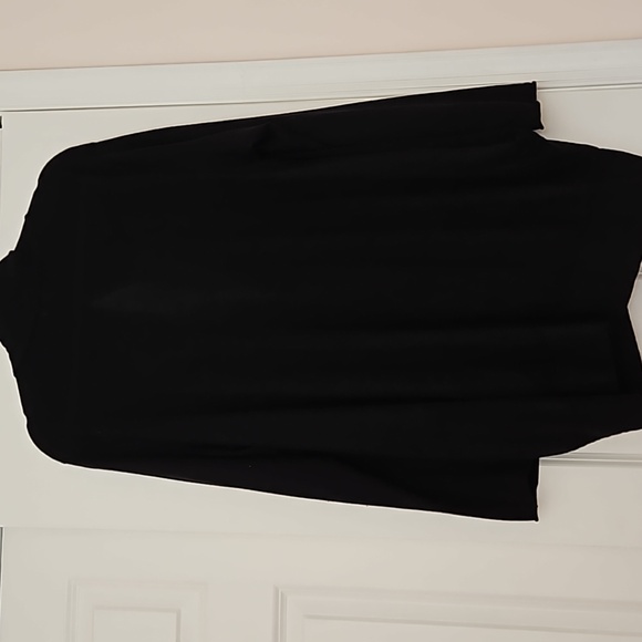 Agnona Black cashmere Fancy Cardigan. Ties w/sequins, sheer collar, POCKETS. 1x. - Picture 5 of 13